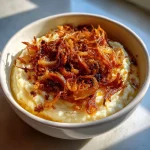 Parsnip Mash with Brown Butter & Crispy Shallots