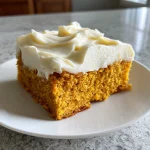 Pumpkin Bars with Cream Cheese Frosting