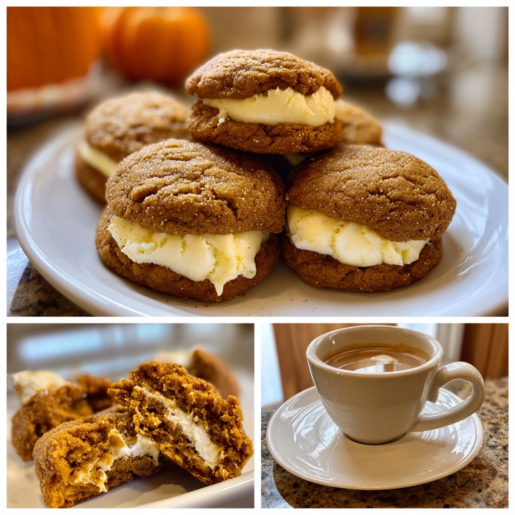 Pumpkin Cheesecake Cookies