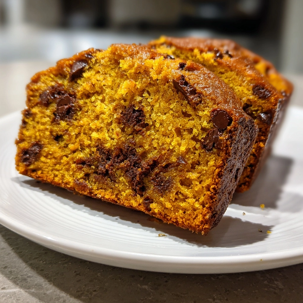 Pumpkin Chocolate Chip Bread