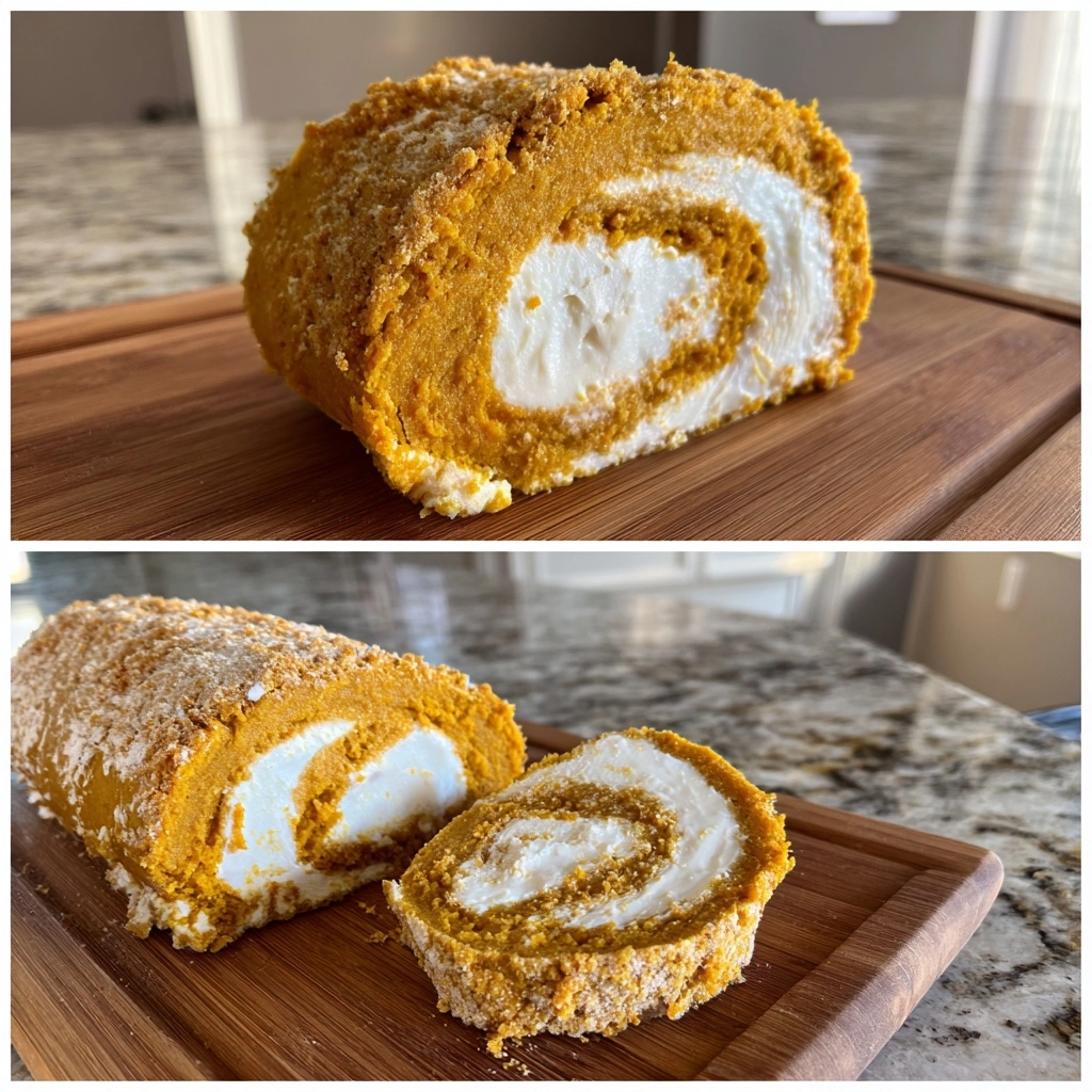Pumpkin Cream Cheese Roll