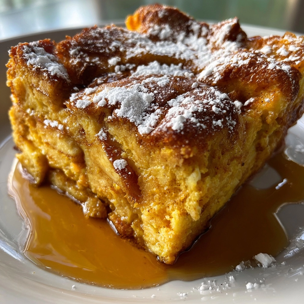 Pumpkin French Toast Casserole