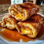 Pumpkin French Toast Roll-Ups