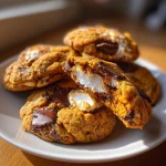 Pumpkin Smores Cookies