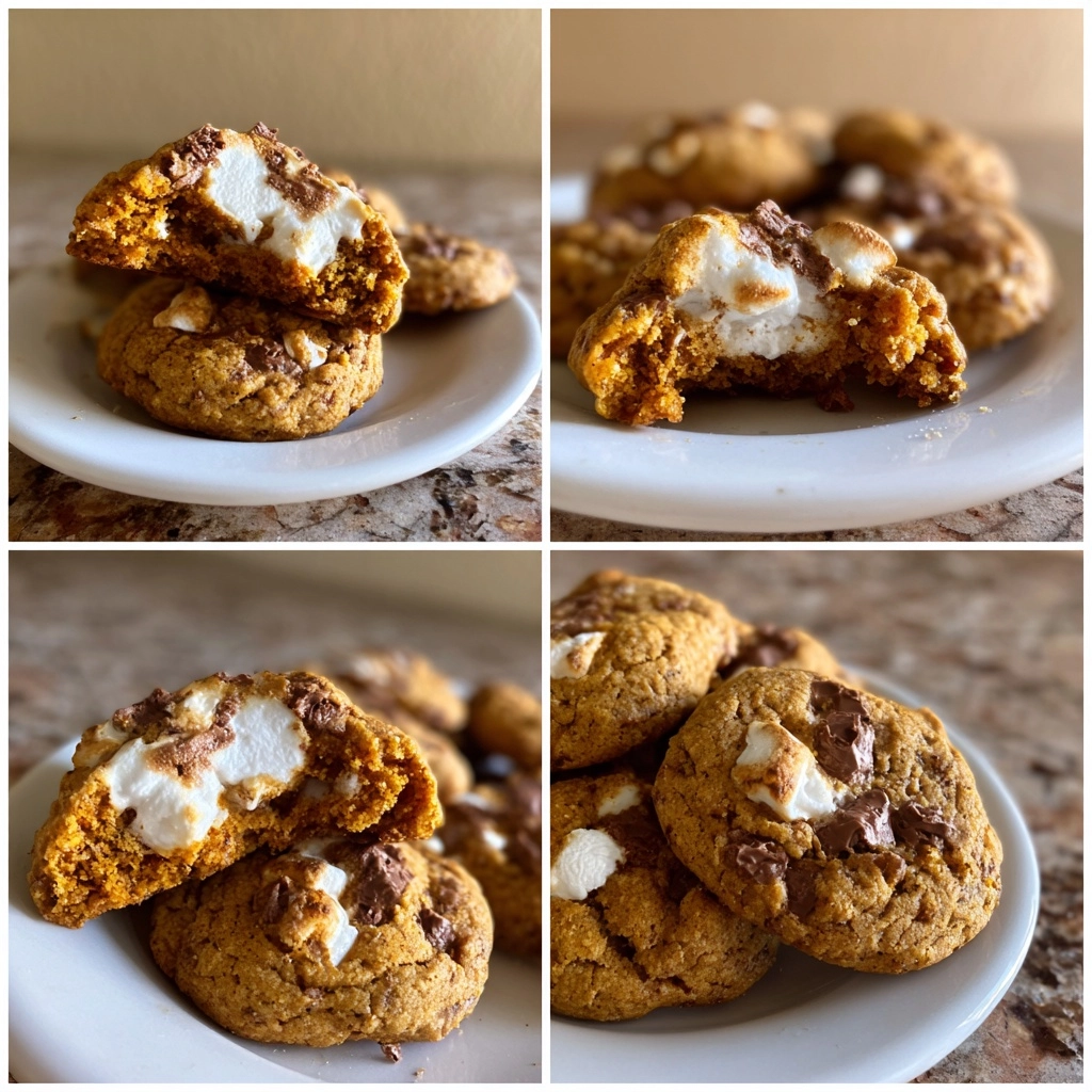 Pumpkin S’mores Cookies