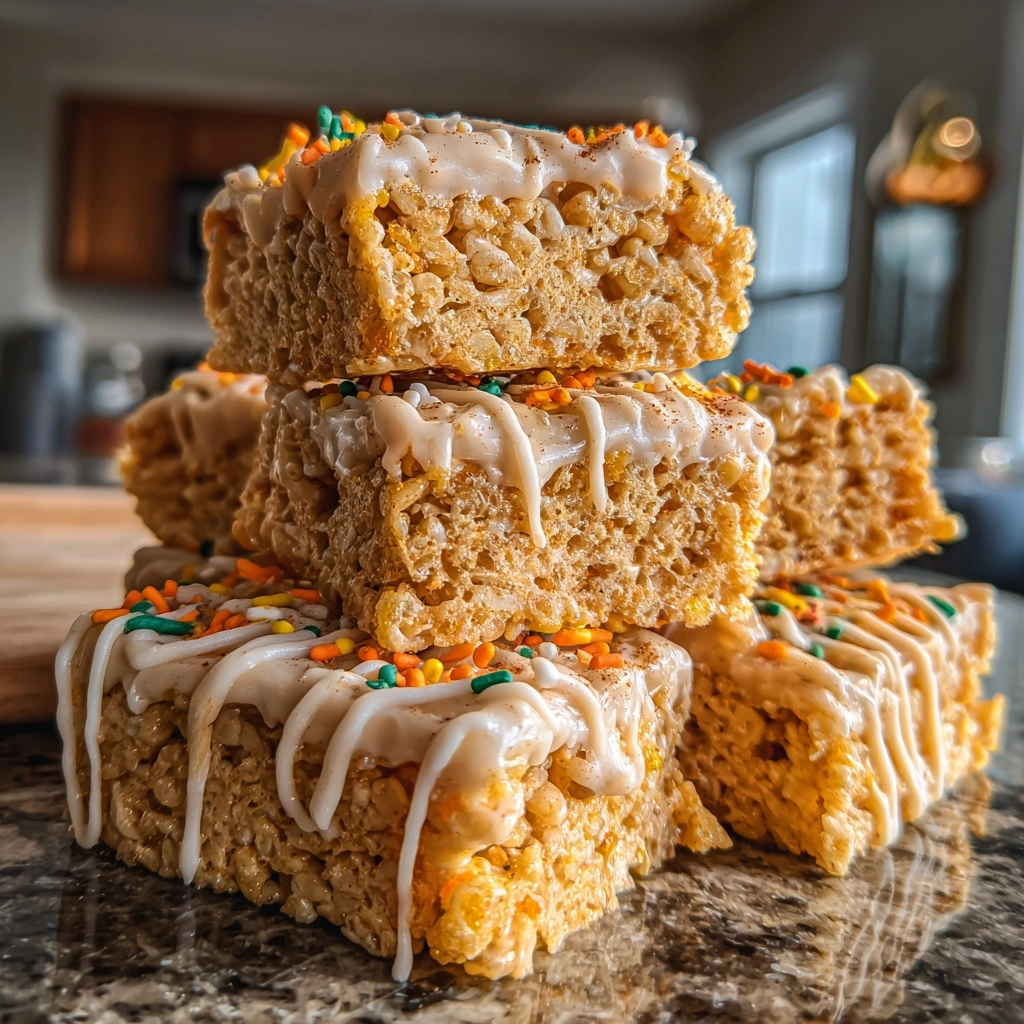 Pumpkin Spice Rice Krispie Treats