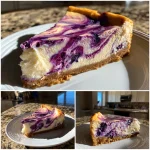 Ravenclaw Midnight Blueberry Cheesecake – A Magical Delight!