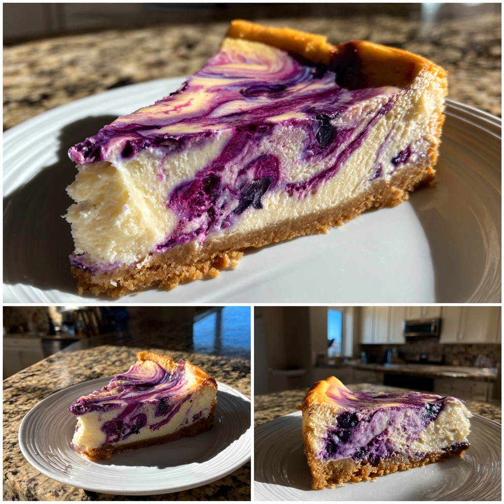 Ravenclaw Midnight Blueberry Cheesecake – A Magical Delight!