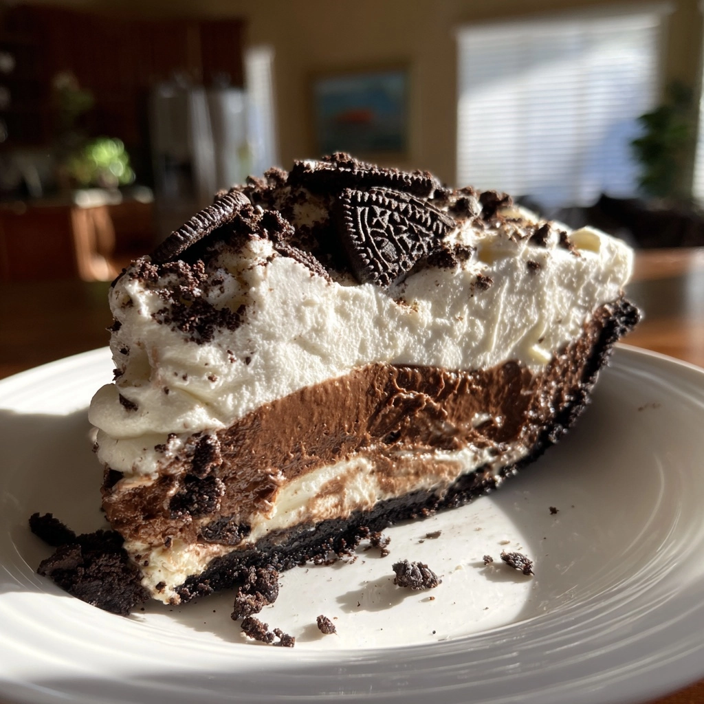 Savor the Delight of My No-Bake Oreo Mud Pie Recipe!