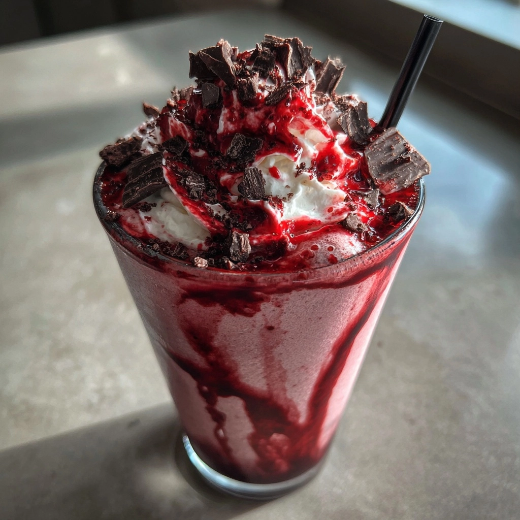 Sip on a Spooky Delight: Vampire Bite Red Wine Milkshake Recipe!