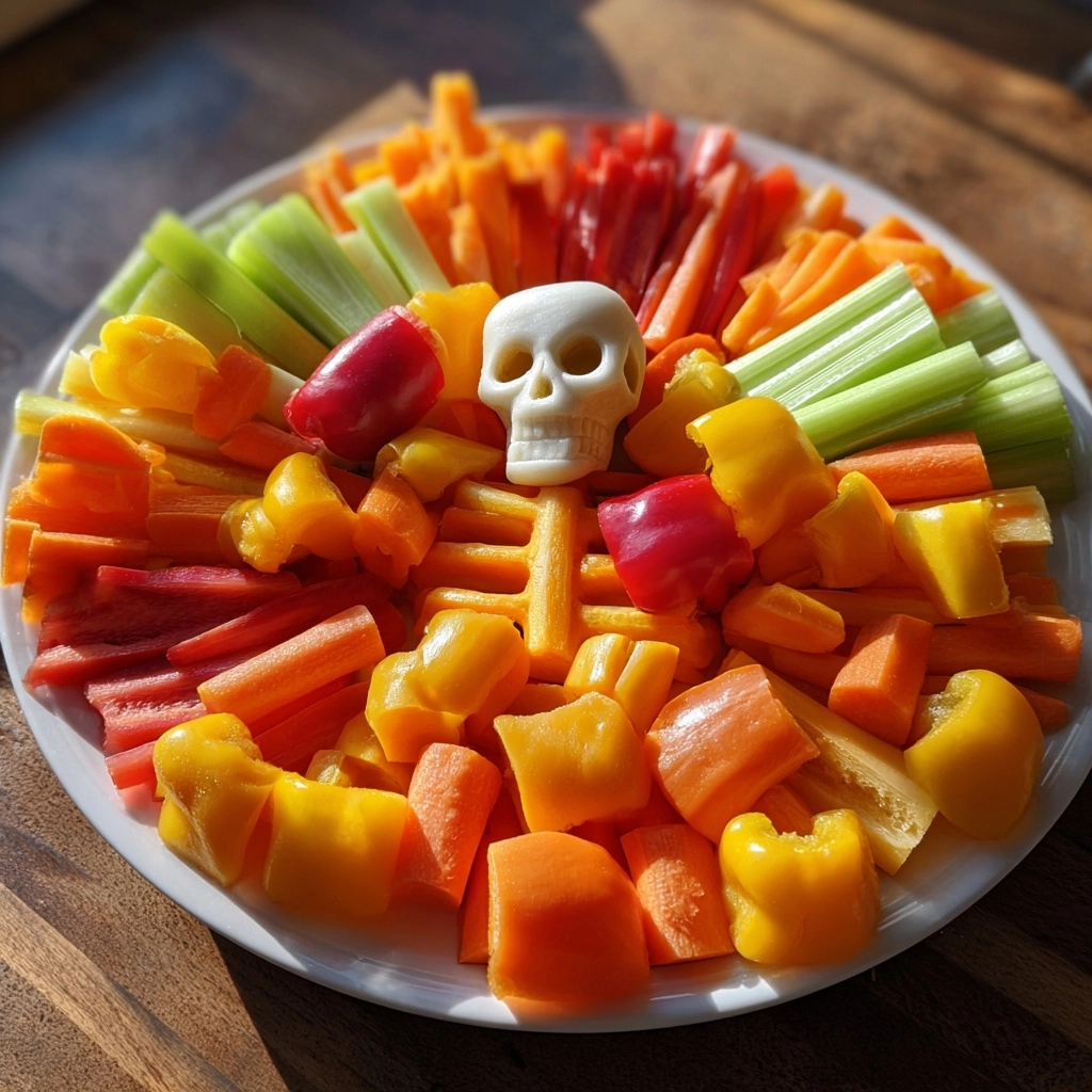 Skeleton Veggie Tray