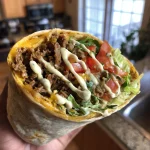 Smash Burger Tortilla Wrap