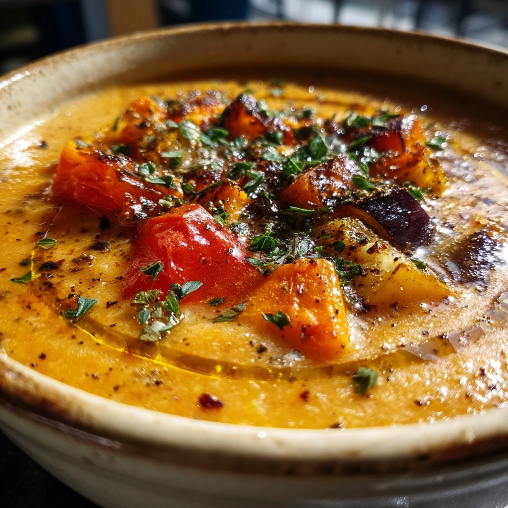 Smooth Roasted Vegetable Soup