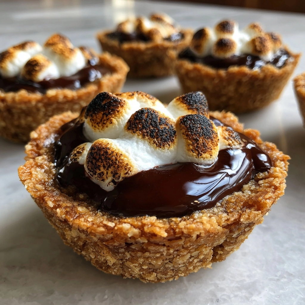 S'mores Cookie Cups - bake & bacon