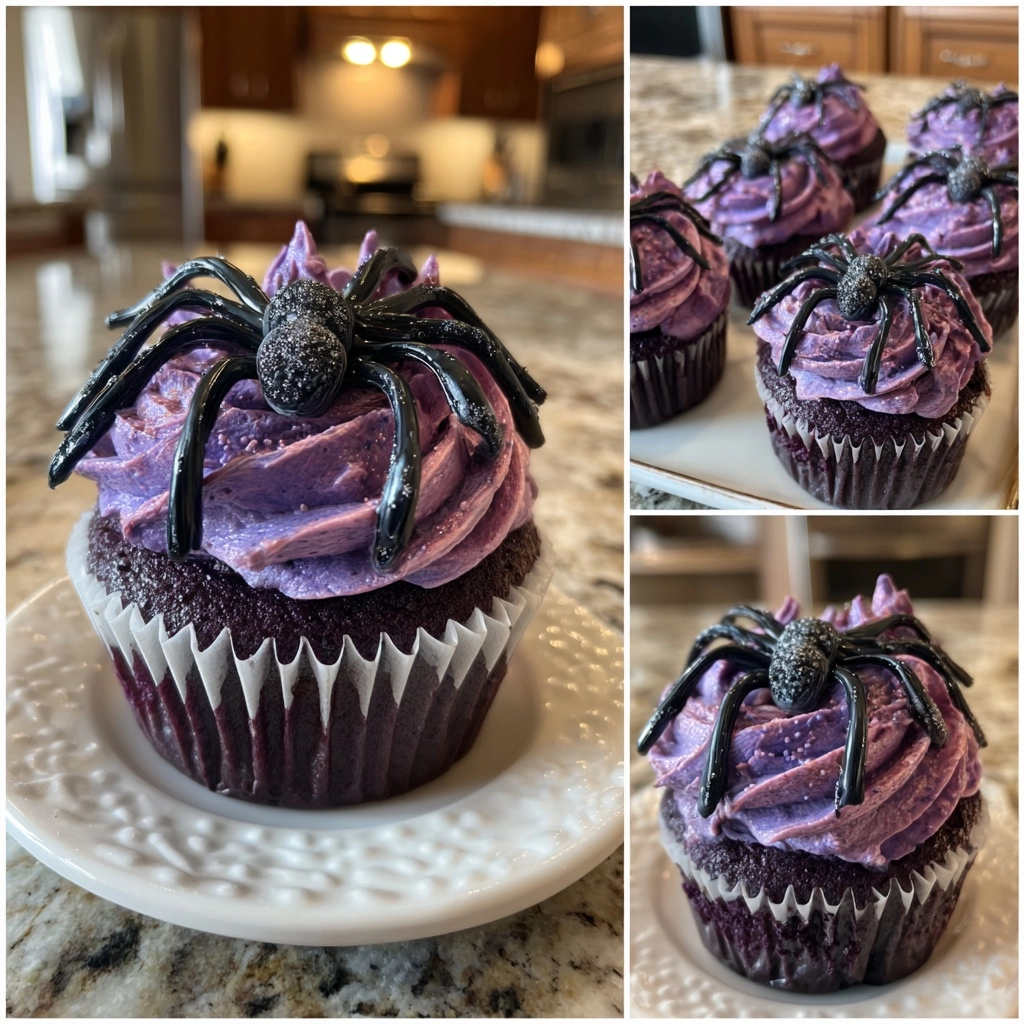 Spider Cupcakes for Halloween