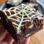 Spiderweb Brownies (GF, DF options)
