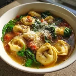 Spinach Tortellini Soup