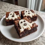 Spooktacular Ghost Brownies for Your Halloween Treats!