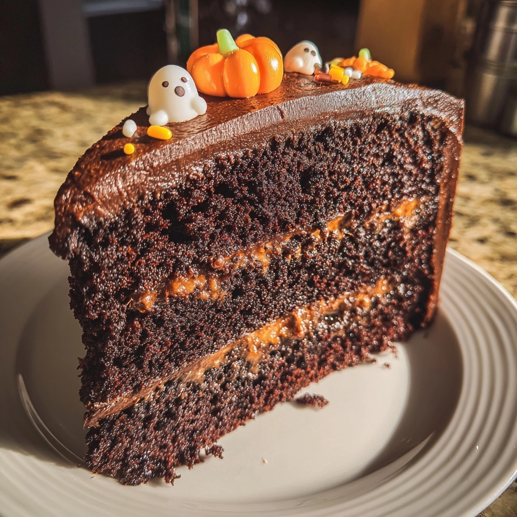Spooktacular Indulgence: Black Velvet Halloween Cake Recipe!