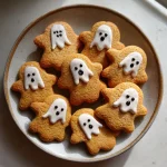 Spooky Ghost Brown Butter Pumpkin Cookies