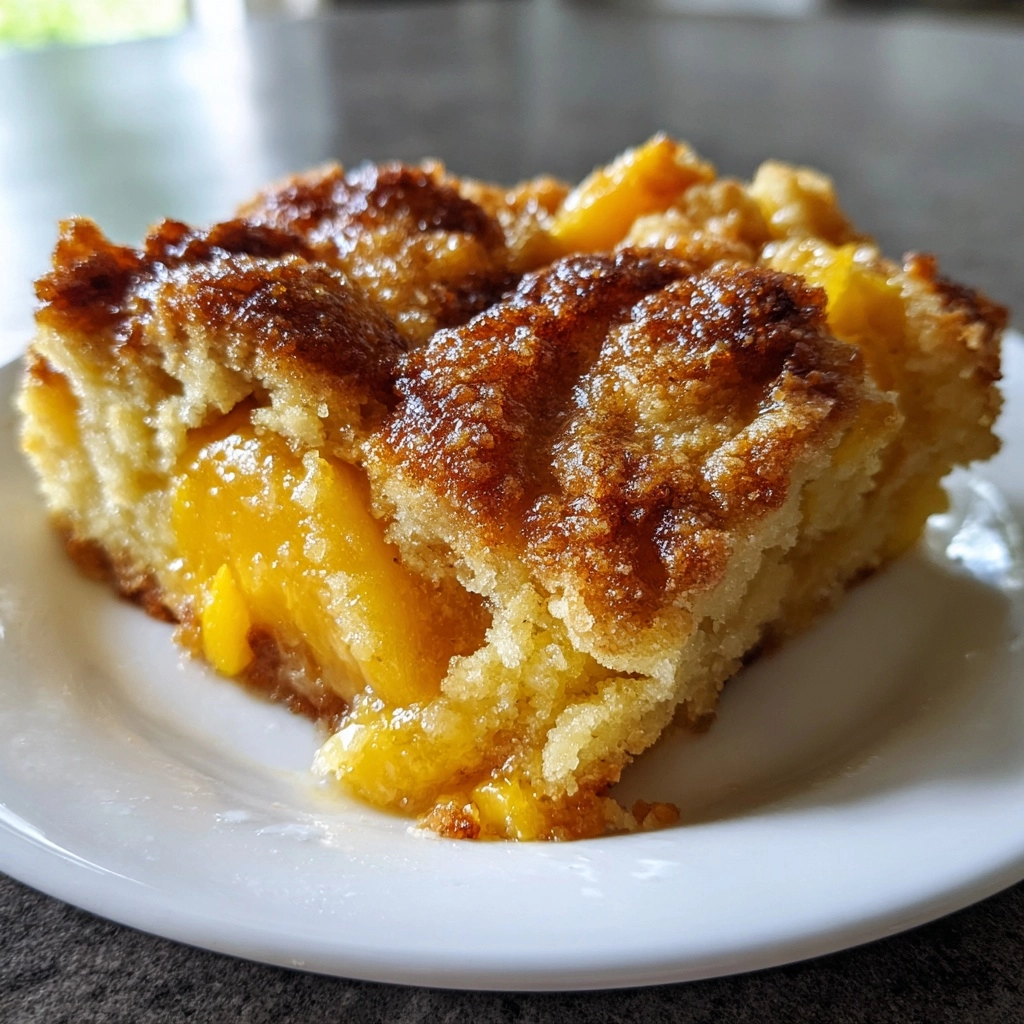 Sugar-Free Peach Cobbler