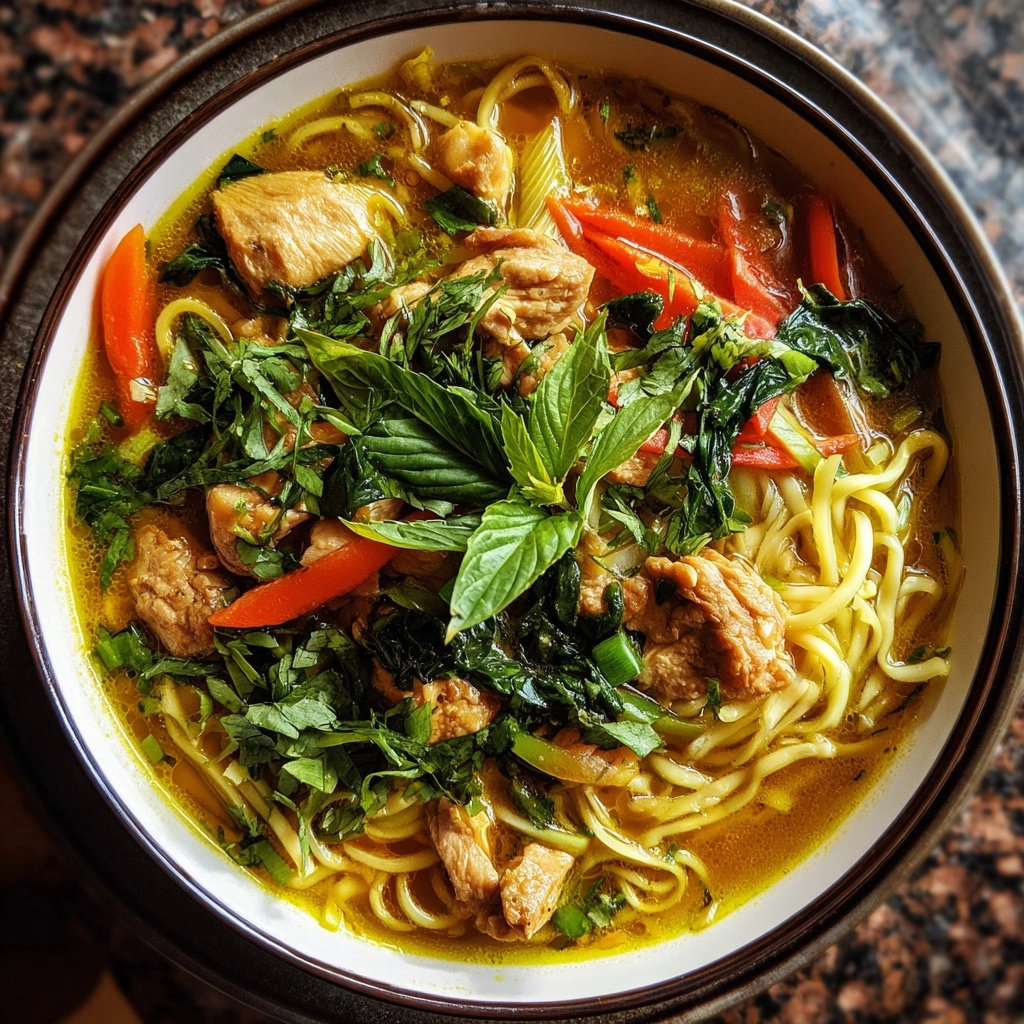 Thai Chicken Noodle Soup