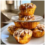 The Best Pumpkin Cinnamon Roll Muffins Ever