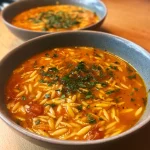 Tomato Orzo Soup