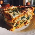 Vegetarian Pumpkin Spinach Lasagna Recipe