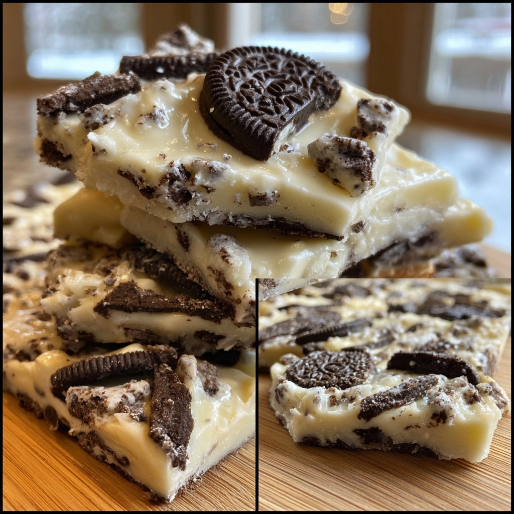 White Chocolate Oreo Bark