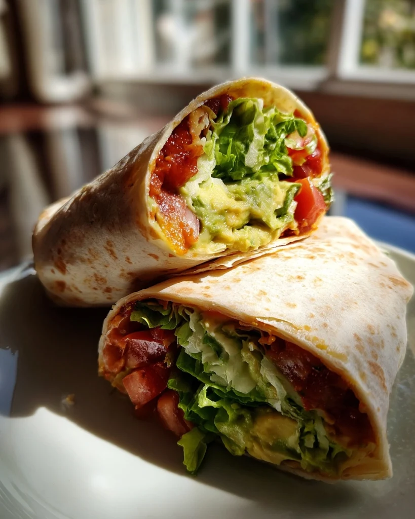10-Minute Vegan Burrito Wraps