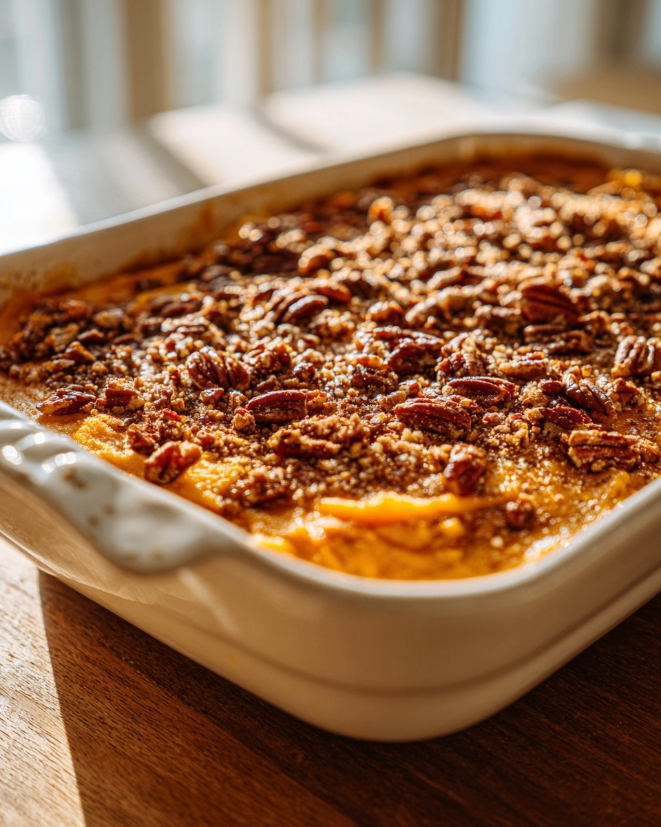 Classic Sweet Potato Casserole For Holidays