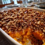 Copycat Ruth's Chris Sweet Potato Casserole | Delightful E Made | Sweet potato recipes casserole, Ruths chris sweet potato casserole, Sweet potato casserole