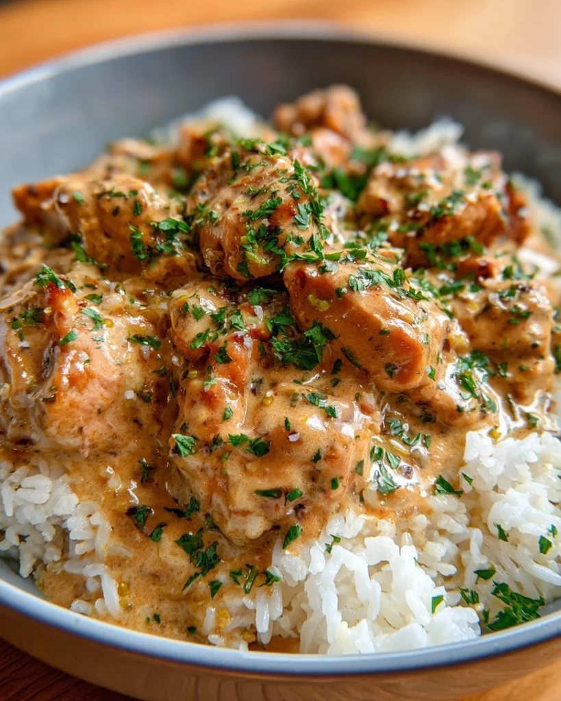 Creamy Cajun Chicken & Rice Bowls | High Protein Meal Prep