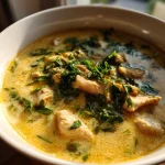 Creamy Keto Chicken Cream Cheese Soup (Crockpot)