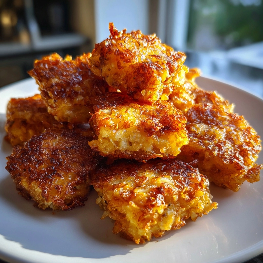 Crispy Hashbrown and Sausage Bites
