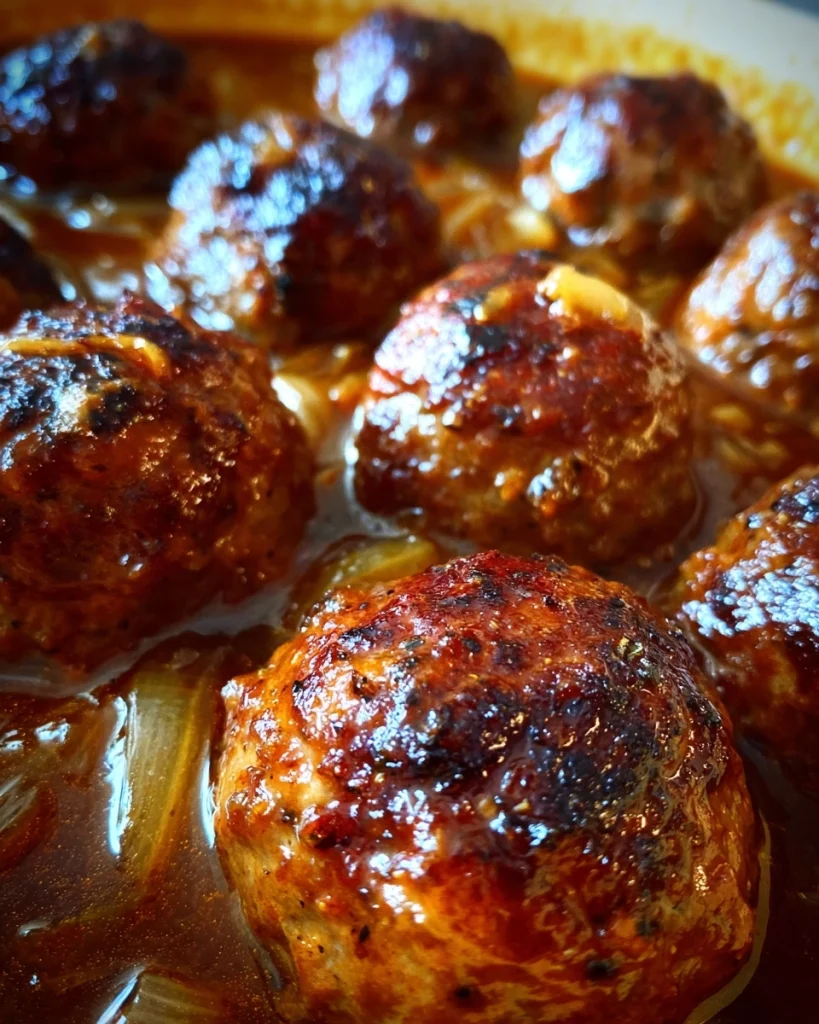 Crockpot French Onion Meatballs – 5 Steps to Flavor Bliss