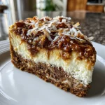 Decadent No-Bake German Chocolate Cheesecake
