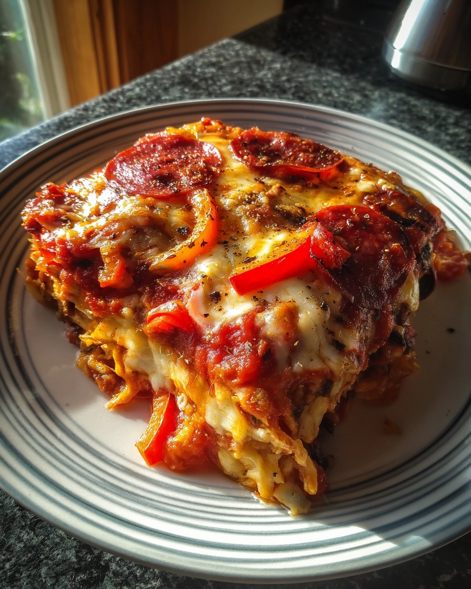 Delicious Low Carb Pizza Casserole