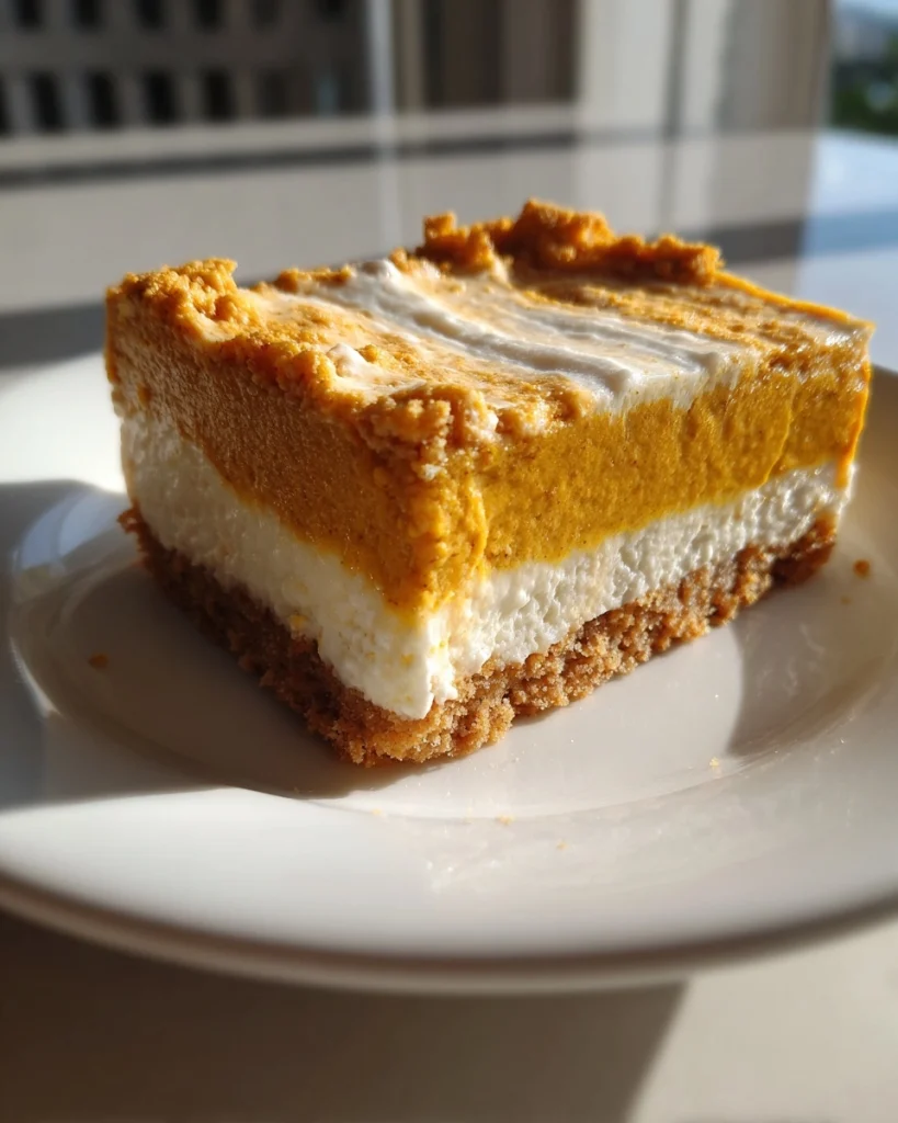Delightful No Bake Pumpkin Cheesecake Bars