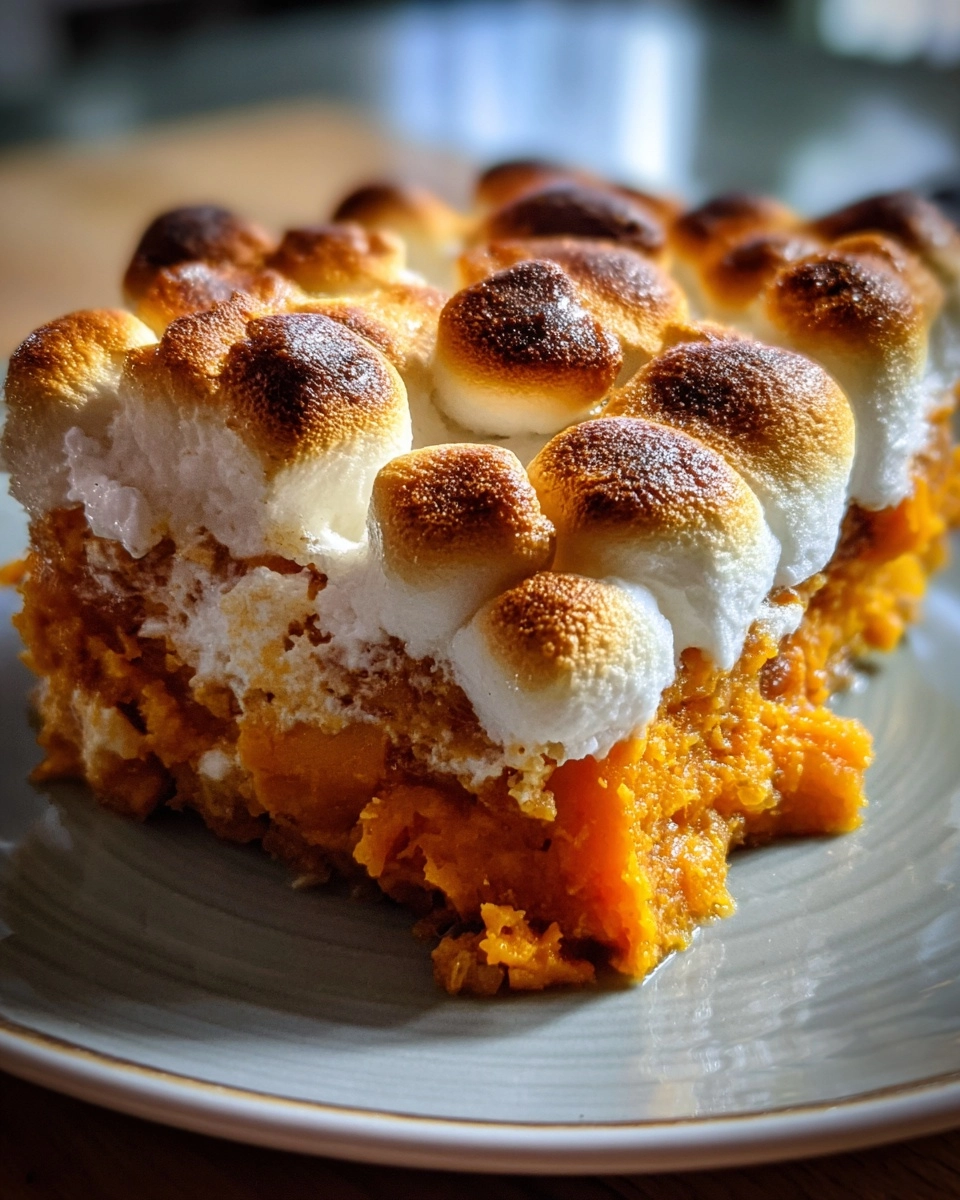 Easy 5-Ingredient Sweet Potato Casserole with Marshmallows