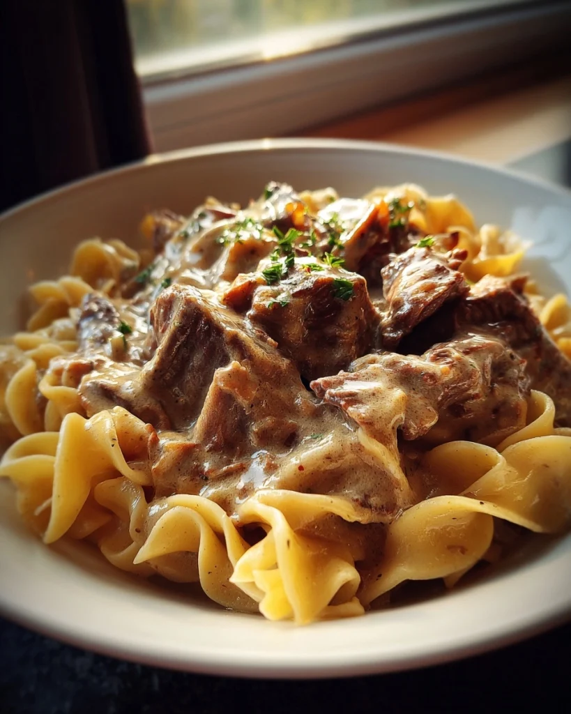 Easy Beef Stroganoff Crockpot Recipe for Cozy Evenings
