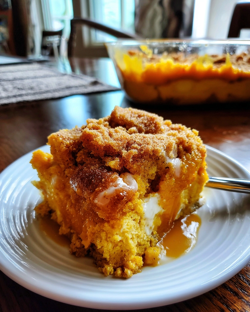 Easy Pumpkin Dump Cake - Bite Tide
