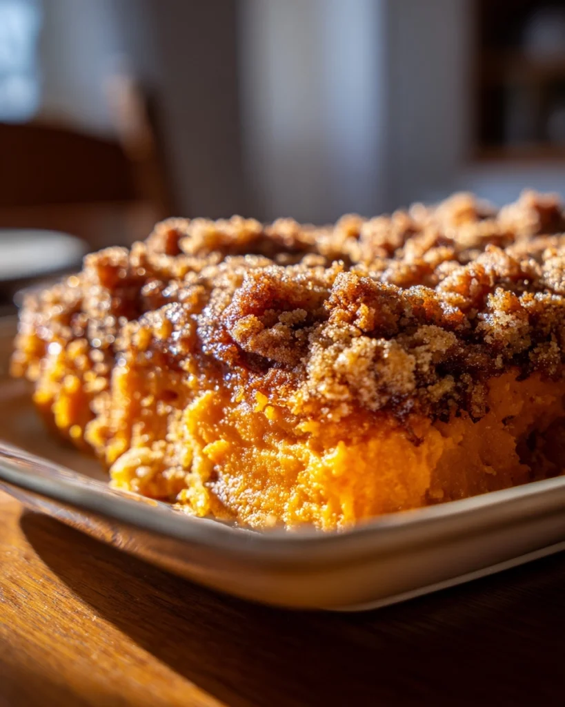 Easy Sweet Potato Casserole with Canned Yams