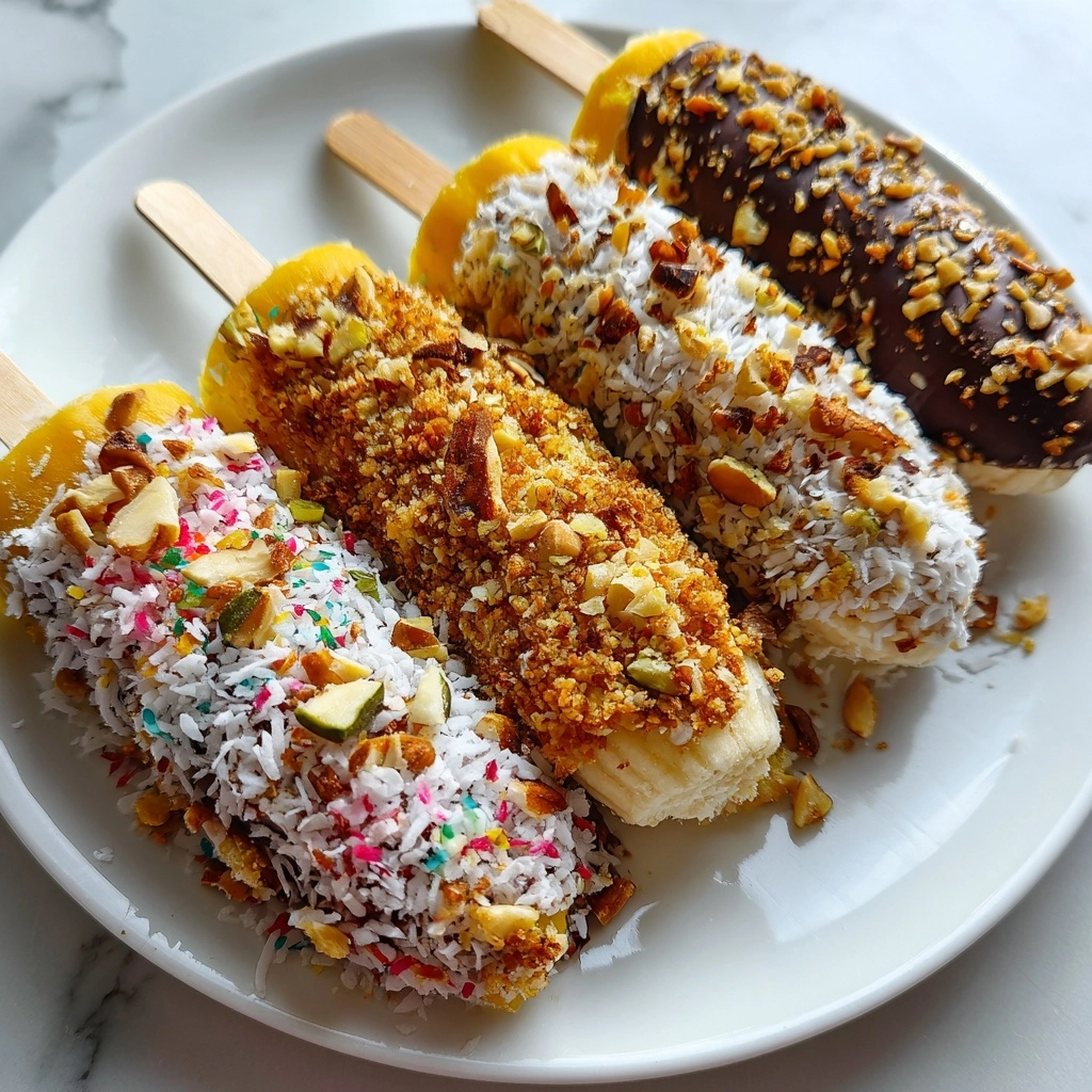 Frozen Banana Lollies