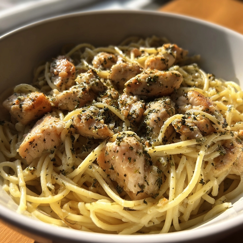 Garlic Chicken Pasta Recipe