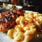 High Protein Honey Garlic Butter Chicken with Mac & Cheese - Maja's Recipes