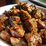 Juicy Garlic Butter Steak Bites Made in the Crockpot