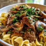 Keto Beef Stroganoff - Family Keto Meals on a Budget
