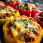 Keto Stuffed Bell Peppers - Family Keto Meals on a Budget
